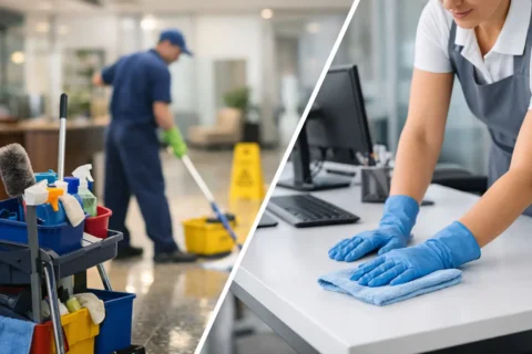 Is Commercial and Office Cleaning the Same?